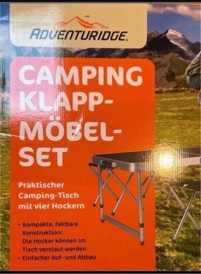 Campingtisch Set Tisch /Stühle in Glauchau
