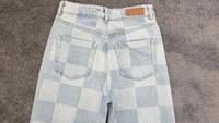 Review Wide Leg Regular Fit Jeans Gr. 27 Karo - Muster in blau Hessen - Erbach Vorschau