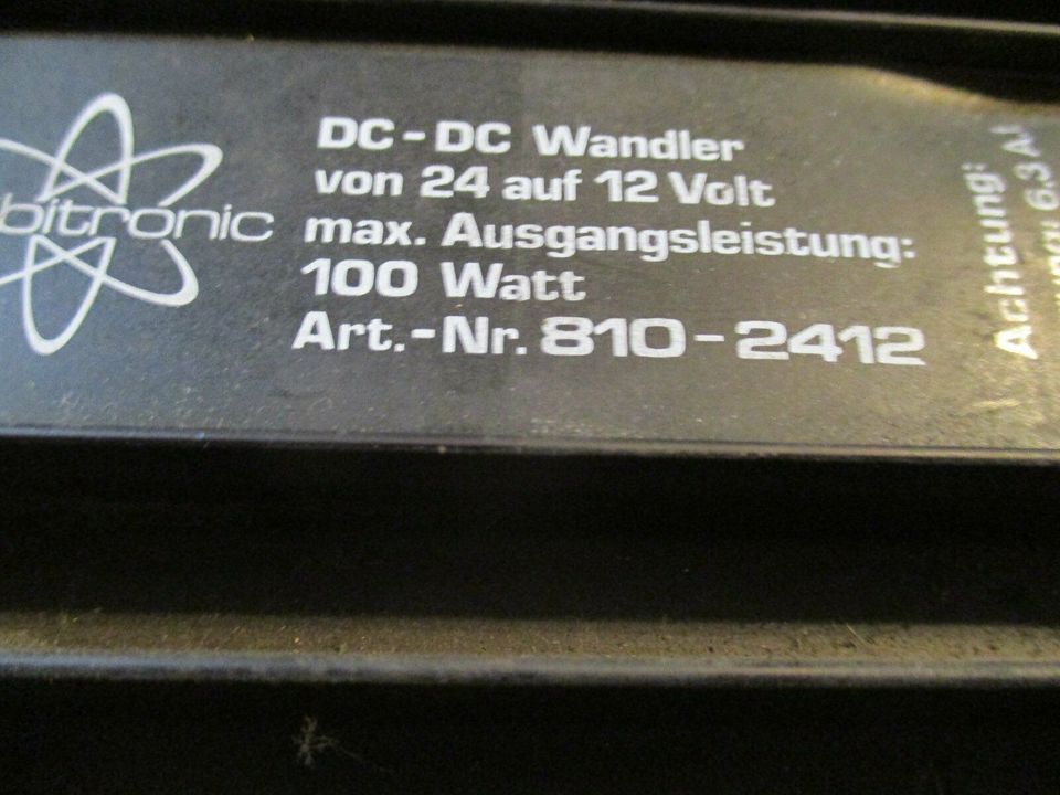 Waeco Wandler  Oldtimer  von  24 V  auf  12 V in Moosburg a.d. Isar