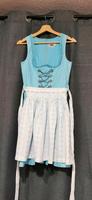 Dirndl türkis blau weiß 32 34 Baumwolle Bayern - Bodenwöhr Vorschau