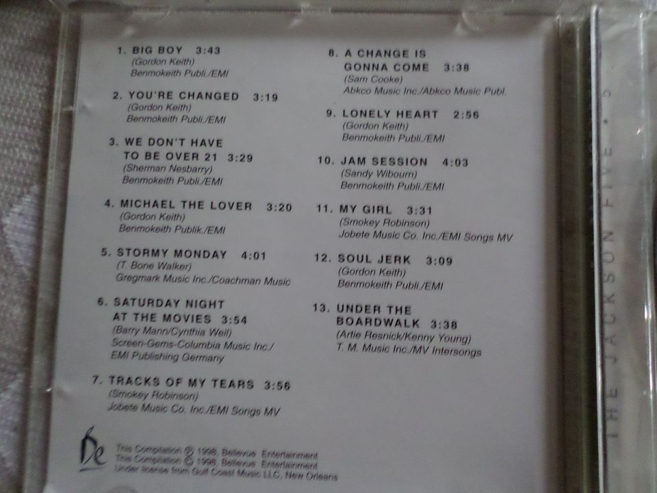 CD THE JACKSON 5 FIVE 12 Titel in Murrhardt