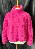 Crop OAK & Trellis Pulli Pullover neon pink Strick Zopf 40/42 xl Frankfurt am Main - Nieder-Eschbach Vorschau