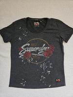Neuwertiges T-Shirt Rosen rockig retro vintage anthrazit Nordrhein-Westfalen - Uedem Vorschau