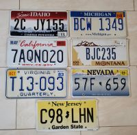 Konvolut US CAR LICENCE PLATE Kennzeichen Nummernschild USA Baden-Württemberg - Salach Vorschau