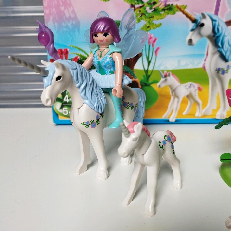 Playmobil Fee Aquarella auf der Einhornlichtung 5450 in Bayreuth