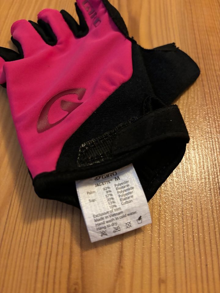 Giro JAG‘Ette Fahrradhandschuhe, Größe M, pink/schwarz in Berlin
