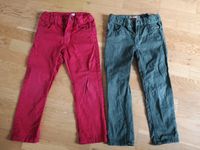 2x Jeans Hose 110 rot Palomino grün H&M Dresden - Äußere Neustadt Vorschau