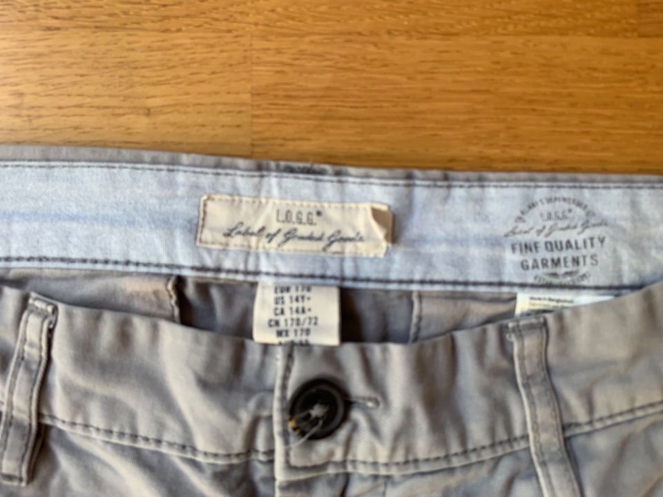 Jungen Jeans Hose Gr 170 H&M Chino Hellgrau in Essen