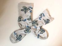 Happy Socken Design Blume floral cremeweiss Lindgrün blau 38 39 Bayern - Ustersbach Vorschau
