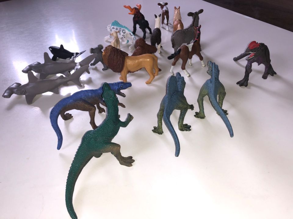 Schleich McDonalds Sammlung 19-teilig 12 Tiere 5 Dinos 2 Fantasy in Wismar