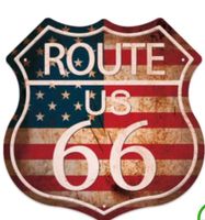 Route 66 harley davidson blechschild motorrad biker mc Baden-Württemberg - Fichtenau Vorschau