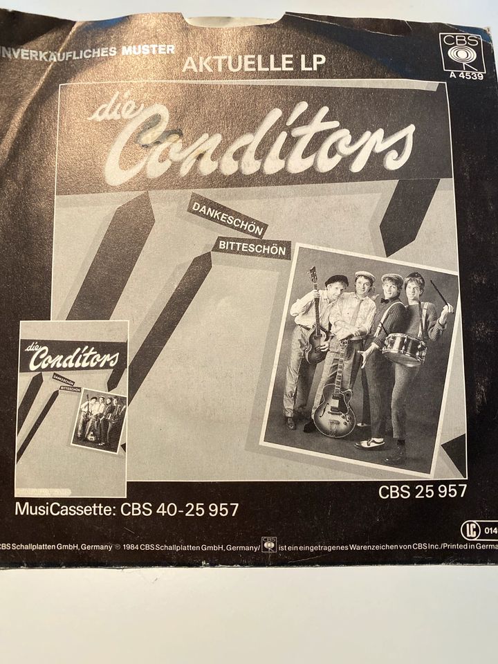 die Conditors Himbeereis im heißen Tee Single Vinyl in Landsberg (Lech)