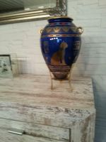 Franklin Mint Egyptian Golden Vase of Bast Porcelain 24 K Gold Saarland - Saarlouis Vorschau