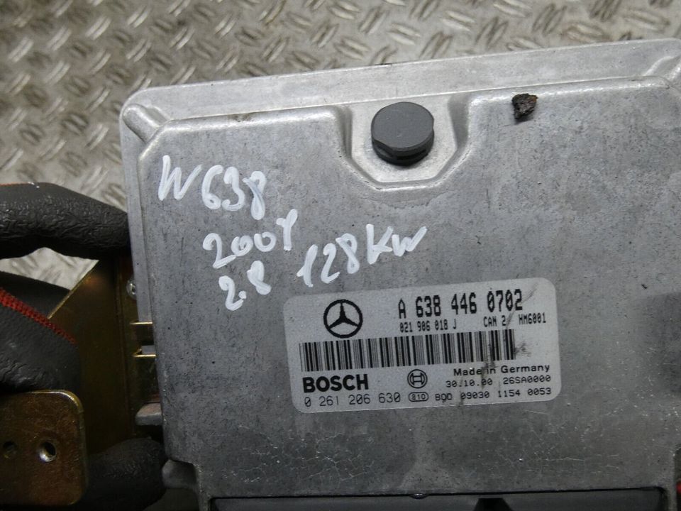 Mercedes W638 Motorsteuergerät A6384460702 2.8 128Kw Bj.2001 in Massenbachhausen