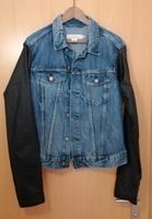 LOGG by H&M blaue used Jeansjacke mit schwarzen Ärmeln Größe M Nordrhein-Westfalen - Oberhausen Vorschau