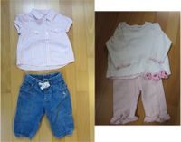 2 Sets: Sommerjeans + Bluse, 3/4 Sommerhose+Langarmshir Gr.68 Baden-Württemberg - Remseck am Neckar Vorschau