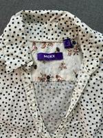 weiße Bluse mit blauen Punkten von Mexx (Größe 38) Bayern - Eichenau Vorschau