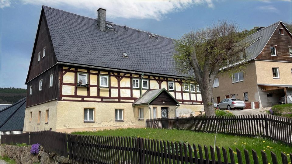 Altes Fachwerkhaus in Geising in Müglitz