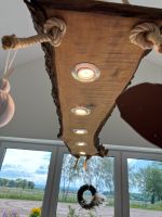 LED Esstischlampe Pendelleuchte Unikat aus Holz. Niedersachsen - Seggebruch Vorschau