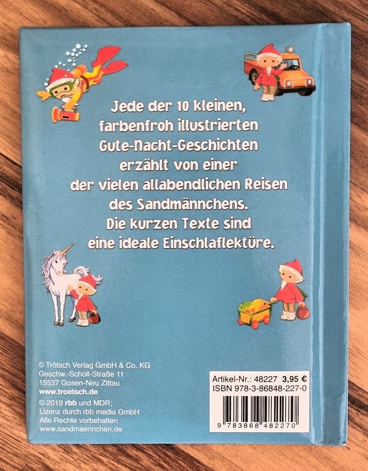 Buch: "Unser Sandmännchen" Gute-Nacht-Geschichten in Erfurt