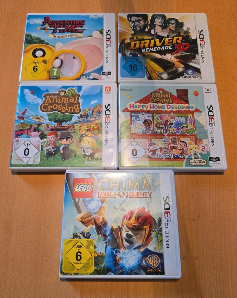 5 Nintendo 3ds Spiele im Paket in Giengen an der Brenz