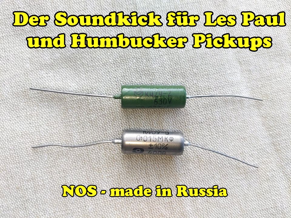 Soundkick für Humbucker Kondensator PIO Paper in Oil Set in Arnstein