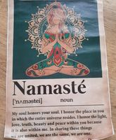 Poster Yoga Namaste Chakra Armband Niedersachsen - Westoverledingen Vorschau