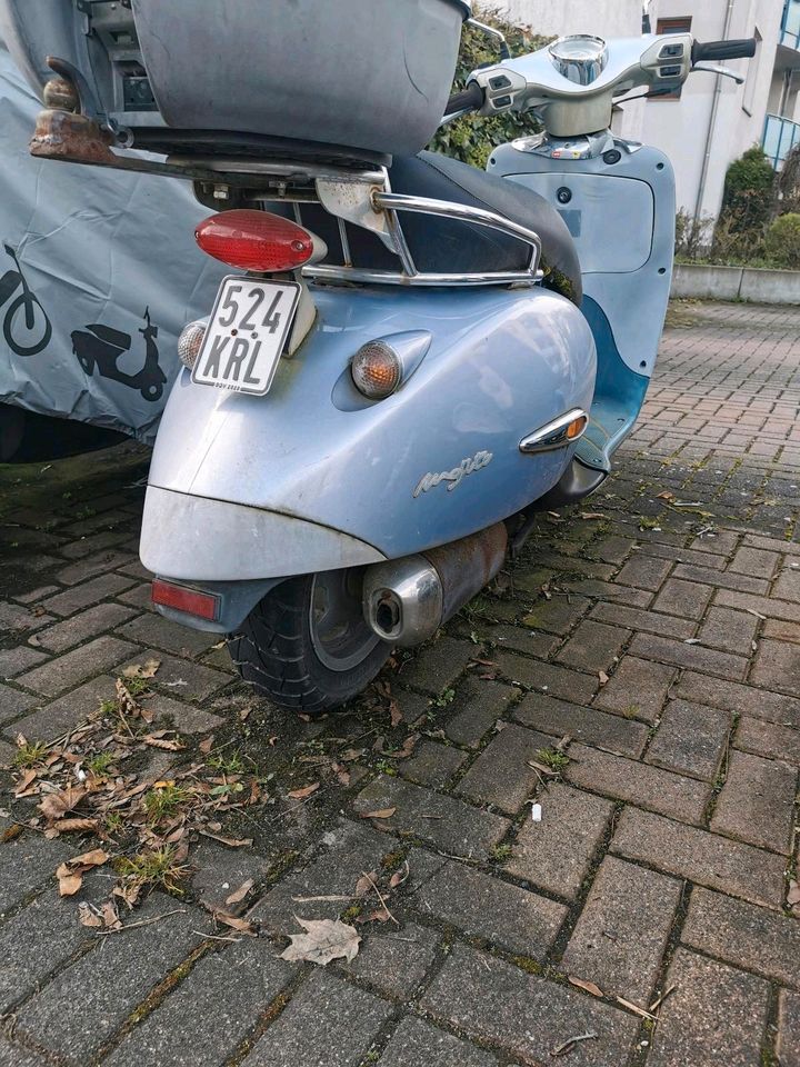 Roller 50.  Aprilia in Rüsselsheim