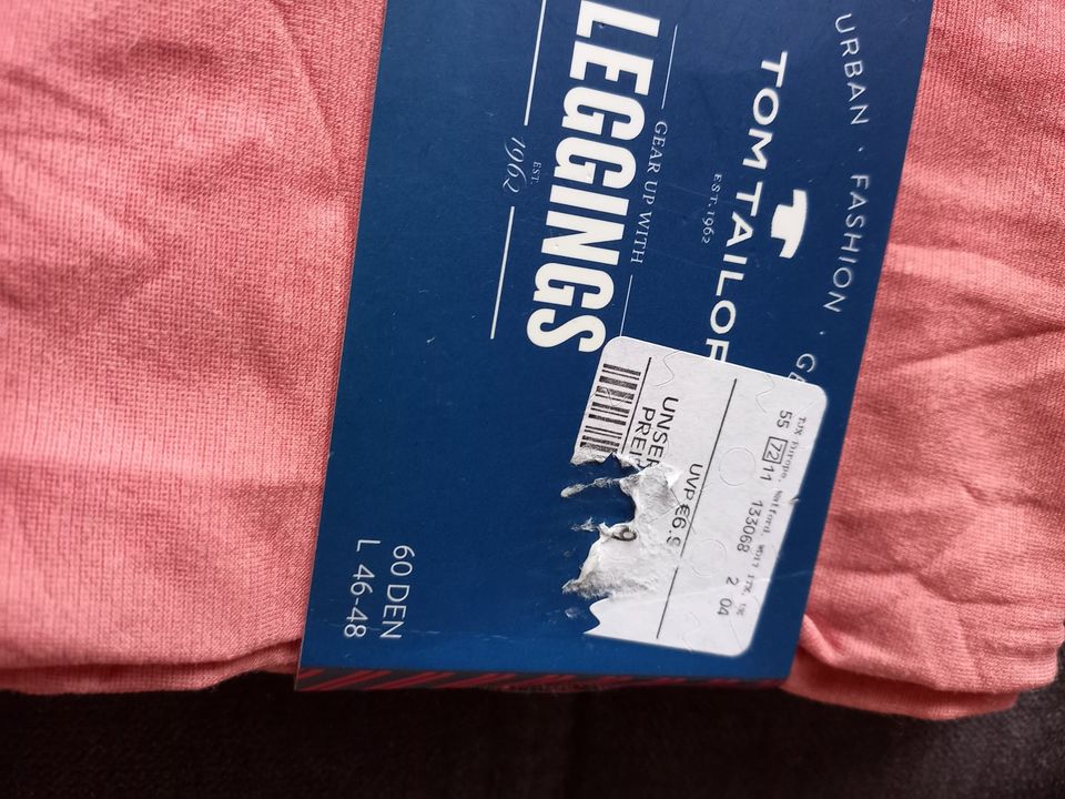 Tom Tailor Leggings Größe L 46-48 Farbe coral 60 Den neu in Heinsberg