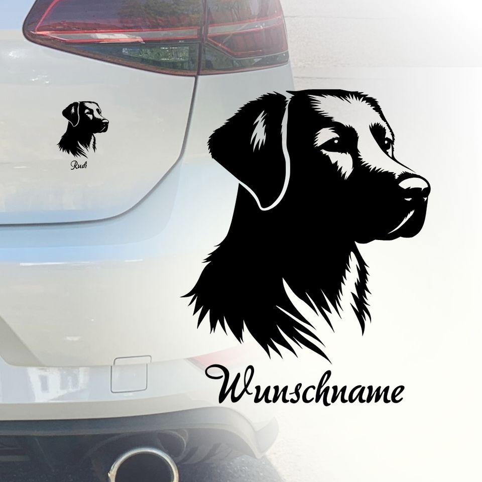 Auto Aufkleber, Shih Tzu, Personalisiert Wunschname