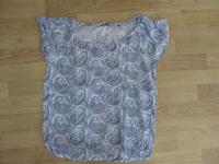 edc by Esprit Bluse Damen Gr. XS (34) kurzarm weiß blau Muster Bayern - Ingolstadt Vorschau