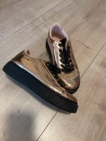 Damenschuhe mit Plateau Absatz in Roségold Baden-Württemberg - Friedrichshafen Vorschau