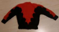 Pullover selbst gestrickt 90er rot schwarz  36 Strickpullover Thüringen - Tüttleben Vorschau