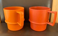 Tupperware Becher Kaffeetasse Tasse orange Vintage Original Bayern - Augsburg Vorschau