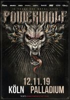 SUCHE: Powerwolf 15 Years The Metal Mass 2019 Tourplakat Köln Düsseldorf - Bezirk 5 Vorschau