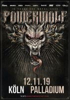 SUCHE: Powerwolf 15 Years The Metal Mass 2019 Tourplakat Köln Düsseldorf - Angermund Vorschau