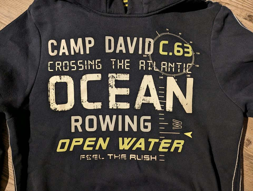 Camp David Hoodie Kapuzenpullover L Ocean in Darme