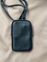 Umhänge Tasche echt Leder schwarz super für Handy Bayern - Willmering Vorschau