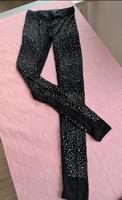 Leggings mit silbernen Steinchen Niedersachsen - Langwedel Vorschau