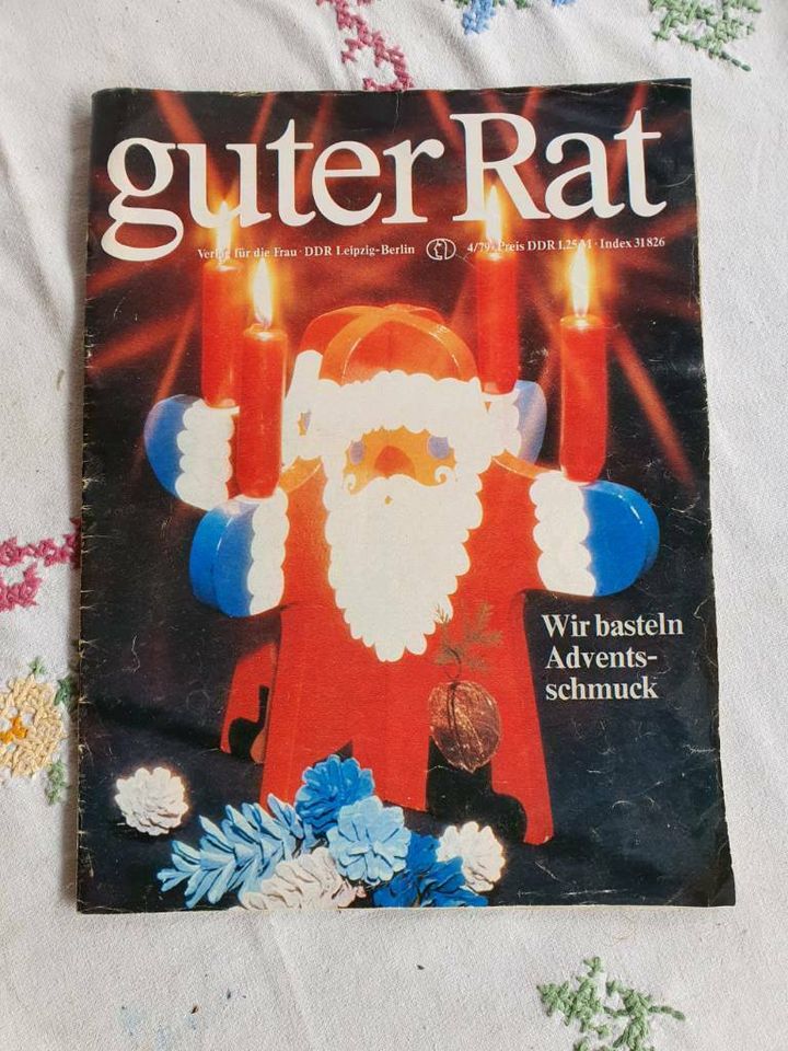 DDR Zeitschrift - guter Rat - Geschenke zum Aufessen - Weihnacht in Grimma