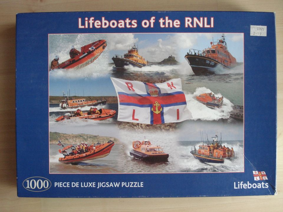 Leerer Puzzlekarton Lifeboats Karton kostenlos - kein Versand in Geisingen
