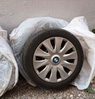 4 Winterreifen 195/55R16 mit Alufelgen und originale BMW Kappen Baden-Württemberg - Bad Waldsee Vorschau