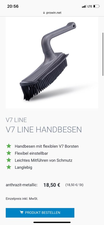 V7 LINE HANDBESEN