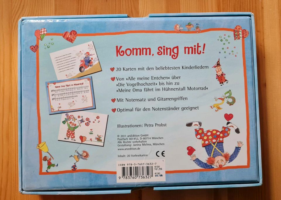 Meine Kinderlieder Karten mit Noten und Liedtext in Duisburg