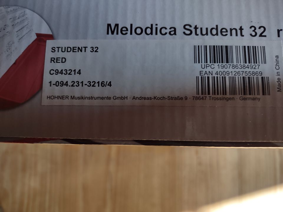 Hohner Melodica Student 32 Rot in Dollnstein