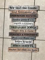 Wandbild Dekoration „Wir sind eine Familie“ Nordrhein-Westfalen - Olfen Vorschau