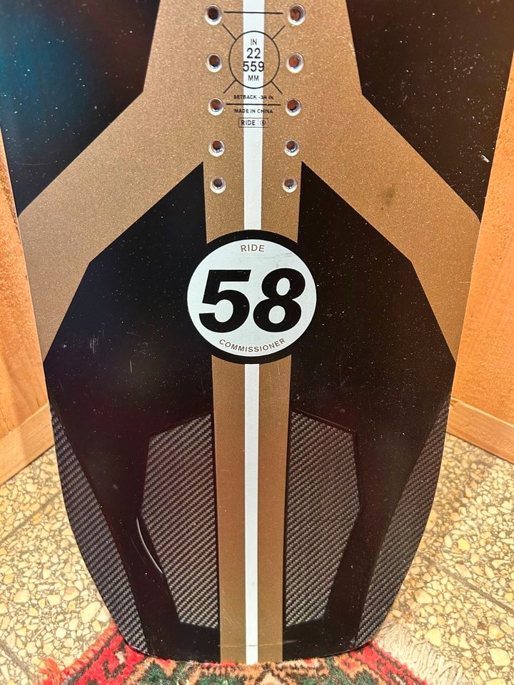 Ride Test Snowboard Commissioner 158 All-Mountain No.2077 in Centrum