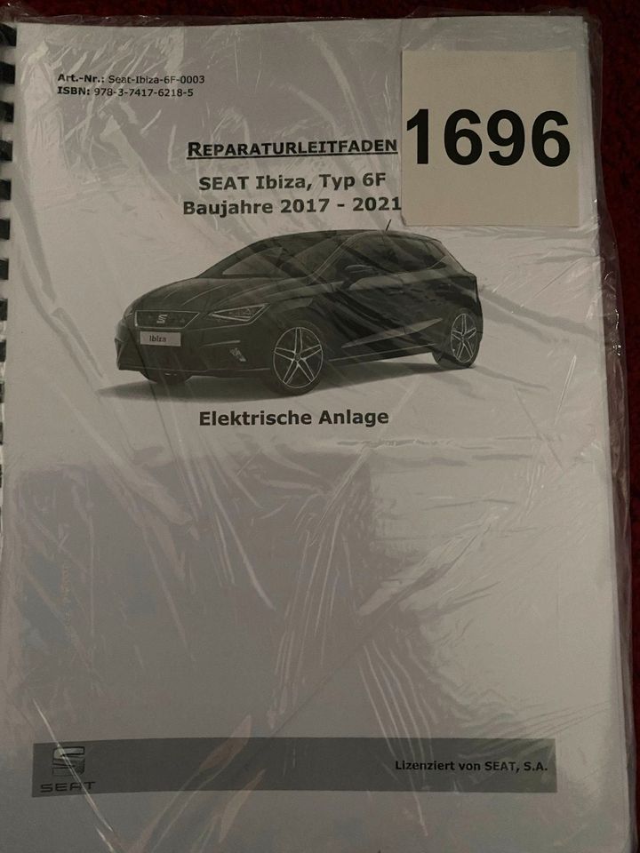 3 Neue Reparaturleitfaden Seat Ibiza, Typ 6F, Baujahr  2017-2021 in Mönchengladbach