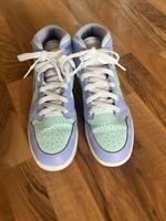 Air Jordan 1 Mid gs purple Aqua Nordrhein-Westfalen - Waltrop Vorschau