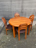 Essgruppe Dänemark Stühle Vintage Teak PJ Niels Bach Design Nordrhein-Westfalen - Neuss Vorschau